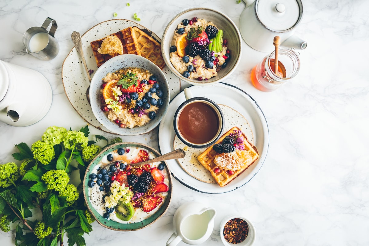 Fresh meal prep ingredients
