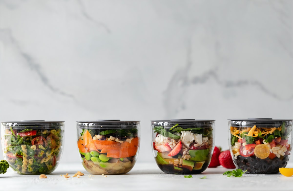 Grain-based meal prep bowls